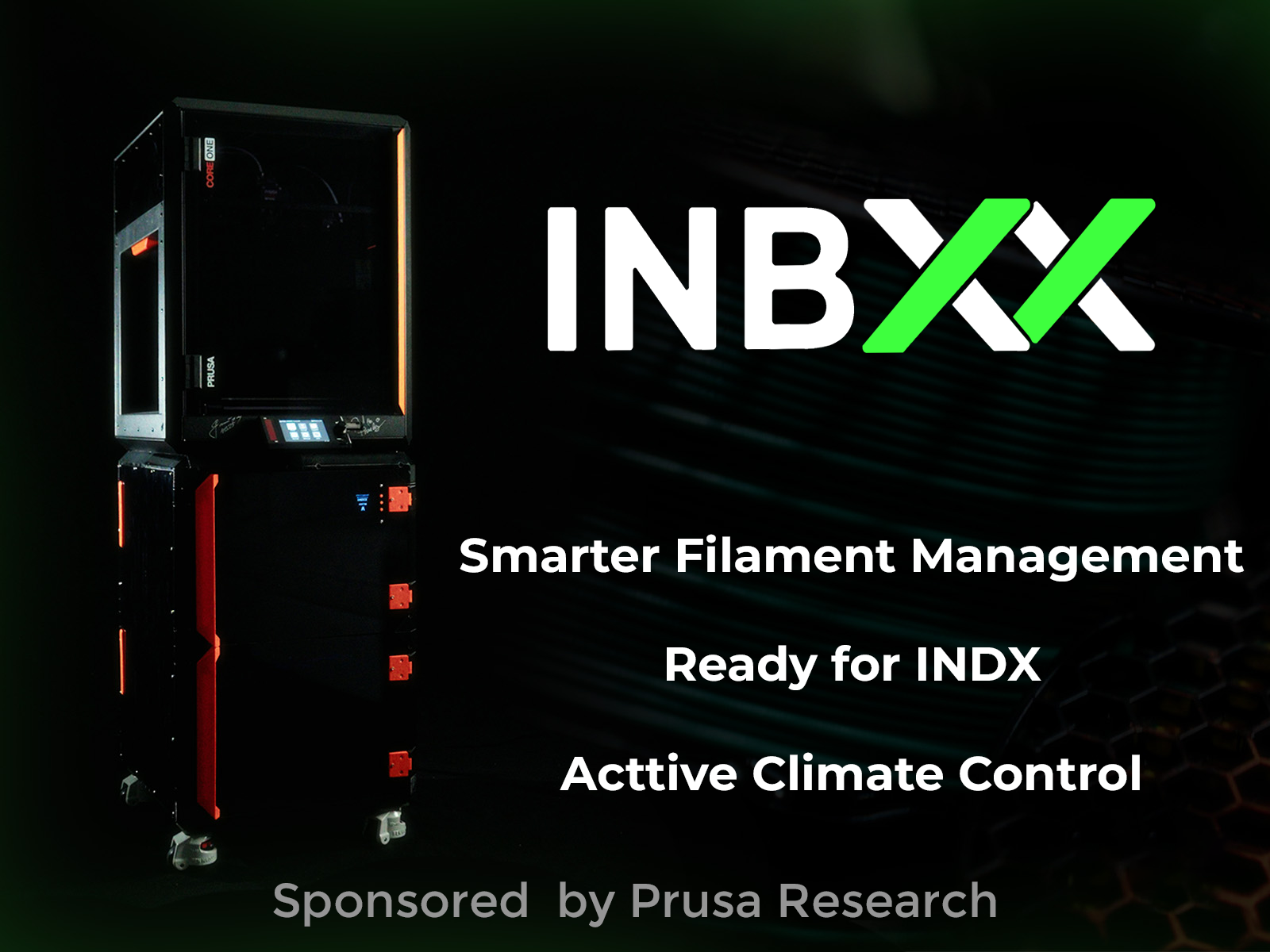 INBXX - Filament Management for PRUSA INDX